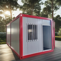 Maison d'habitation de bureau personnalisée en gros Maison modulaire préfabriquée Maison à assembler en conteneur
