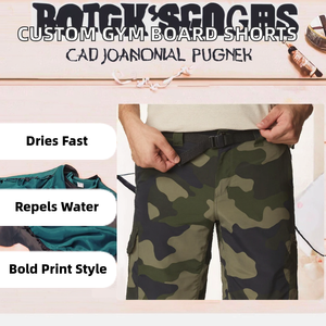 Pantalones Cortos de Baño Personalizados para Hombre, con Cordón Ajustable, Tejido Elástico de Secado Rápido, para Natación - Product Image 2
