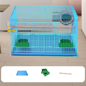 Soporte de <span class=keywords><strong>jaula</strong></span> canaria opcional, <span class=keywords><strong>jaula</strong></span> cuadrada de <span class=keywords><strong>aluminio</strong></span> para pájaros y loros - Product Image 4