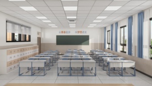 Hiện đại được thiết kế nội thất trường học thoải mái bảng gỗ nhựa lớp học bàn ghế đặt cho Trung Học nhà văn phòng sử dụng - Product Image 3