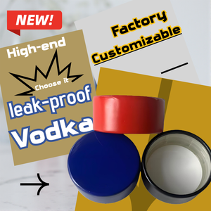 Personnalisation en usine, échantillon gratuit, bouchons en aluminium écologiques pour vodka, matériau aluminium-plastique pour spiritueux et vodka. - Product Image 3