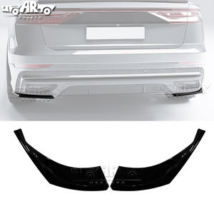 Haosheng fibra de carbono parachoques trasero falda lateral Winglet trasero lateral divisor guardabarros trasero para <span class=keywords><strong>Audi</strong></span> <span class=keywords><strong>Q8</strong></span> <span class=keywords><strong>s</strong></span>-<span class=keywords><strong>line</strong></span> 2018 + - Product Image 1