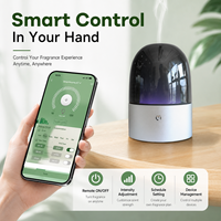 Diffuseur d'arômes intelligent à LED, contrôle Bluetooth et Wi-Fi, brume froide, portable, en alliage d'aluminium, machine à parfum