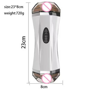 Автоматический мастурбатор 2-в-1 для мужчин: насос для пениса и съемные режимы карманного мастурбатора (имитация вагины) - Product Image 5