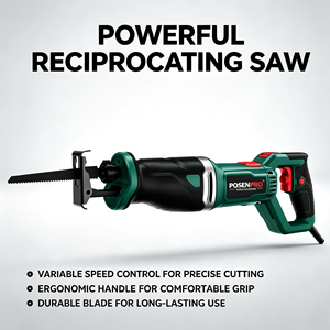<span class=keywords><strong>Scie</strong></span> sauteuse électrique industrielle et DIY POSENPRO 850W pour la coupe du <span class=keywords><strong>bois</strong></span> et du métal <span class=keywords><strong>avec</strong></span> lumière LED, qualité professionnelle 28mm - Product Image 5