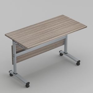 Büroarbeit platz tisch Hotel Konferenz raum Arbeits treffen Cabrio Holz Metall Büro tische Klappbarer Trainings tisch - Product Image 5