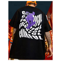 Groothandel in nieuwe herenmode, zachte oversized T-shirts, op maat gemaakte privélogo zeefdruk T-shirts voor heren