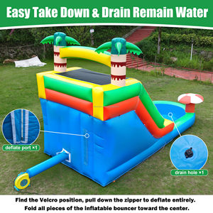 Tobogán Acuático Inflable Comercial <span class=keywords><strong>con</strong></span> <span class=keywords><strong>Piscina</strong></span>, Castillo Inflable para Niños y Adultos, Ideal para Fiestas en el Patio Trasero - Product Image 6