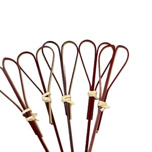 カクテルパーティー用フードスティック12cm赤はさみひもハート型ダブルコンビネーション - Product Image 3