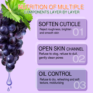 Gel exfoliant 2 en 1 à la papaye et aux raisins - Nettoyage en profondeur, éclaircissant, rafraîchissant, gommage pour le visage pour une peau éclatante 120g - Product Image 5
