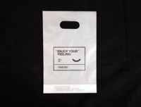 L'emballage dégradable de catégorie comestible emportent les sacs d'emballage alimentaire avec le sac en plastique réutilisable de poignée avec l'impression de logo