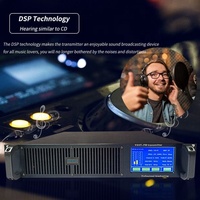 Transmisor de Radiodifusión FM de 600W, Equipo de Transmisión de Estación de Radio Estéreo de Larga Distancia