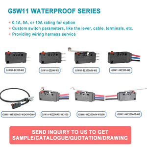 ZingEarG5 ENEC 40t85 Ip67 <span class=keywords><strong>2</strong></span> 3 <span class=keywords><strong>Pin</strong></span> Sealed SMD Con Lăn Đòn Bẩy Đẩy Nút Nổ Không Thấm Nước Microrupteur Microswitch <span class=keywords><strong>Micro</strong></span> Chuyển Đổi - Product Image 2