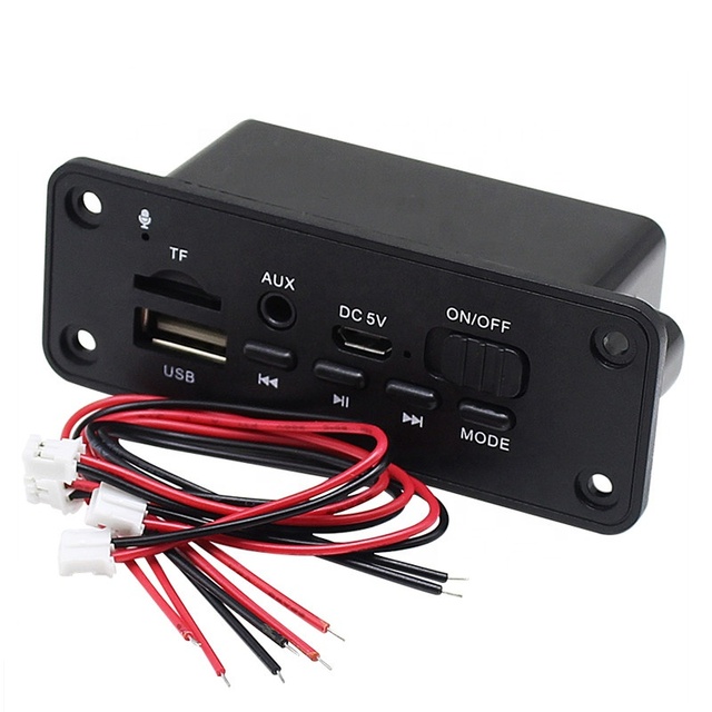 MP3 Audio Amplifier Decoder Board with BT 5.0 Lossless USB FLASH Drive TF Card AUX Player DIY Audio Box 5V Carton Picture CN;GUA