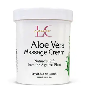 Crema da massaggio biologica vegana naturale Private Label crema per il viso nutriente anti-età all'aloe Vera