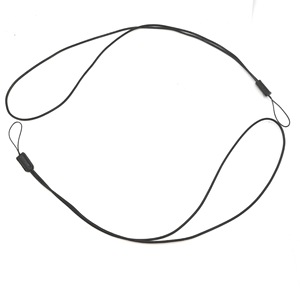 Cordón <span class=keywords><strong>de</strong></span> cuero genuino para teléfono móvil, llaves, USB, cámara, tarjeta <span class=keywords><strong>de</strong></span> identificación, negro, marrón oscuro, llavero, correa semimanual - Product Image 3