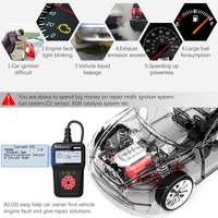 Lecteur de codes moteur OBD2 ANCEL AS100, outil de diagnostic pour véhicules 1996+ avec données en temps réel et fonctionnalité I/M Readiness