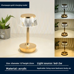 Hot bán USB sạc cảm ứng trang trí trong suốt <span class=keywords><strong>Acrylic</strong></span> Chụp đèn nấm bảng đèn phòng trang trí đèn LED ánh sáng ban đêm - Product Image 4