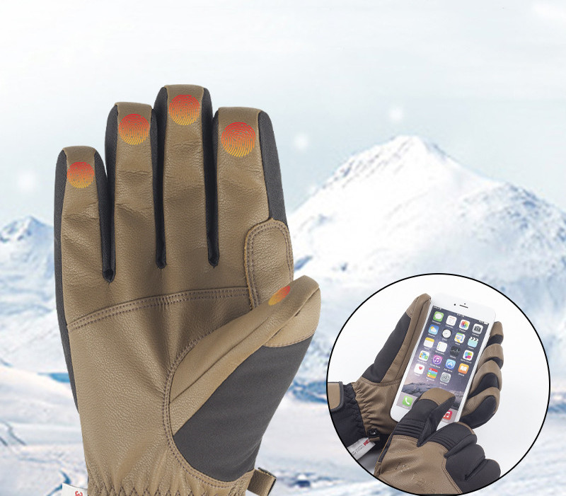 Новинка 2023, зимние теплые Нескользящие ветрозащитные водонепроницаемые тактические перчатки с сенсорным экраном и логотипом на заказ