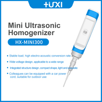 HUXI Mini homogénéisateur à ultrasons portable 0.1-300ml Dispersion liquide d'émulsificateur de perturbateur de cellules de laboratoire 300ml