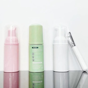 Foaming <b>Bottle</b> White Pump Sprayer 100ml 150ml Cleansing Foam <b>Empty</b> Liquid Soap Dispenser Skin Care Packaging Custom Logo - Product Image 2