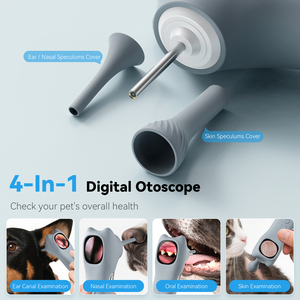 Tai máy ảnh với 1080P HD màn hình 2MP Tai 3.2mm Đường kính otoscope cho vật nuôi - Product Image 4