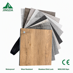 Revêtement <span class=keywords><strong>de</strong></span> sol SPC 4mm 5mm 6mm 8mm, imperméable, à âme rigide, grain <span class=keywords><strong>de</strong></span> bois chêne miel naturel, pour la rénovation <span class=keywords><strong>de</strong></span> maisons et appartements modernes - Product Image 1