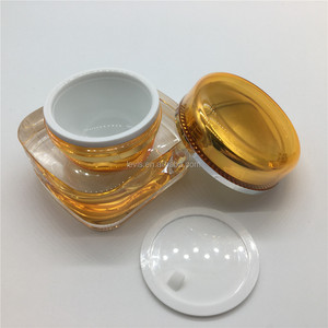 Tùy chỉnh nhựa <span class=keywords><strong>acrylic</strong></span> vuông mỹ phẩm container và lọ cho kem - Product Image 5