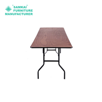 SK-ZDZ-A002 langlebige rechteckige klappbare Bankett Tisch laminiert Top 48x24x30 Zoll für Veranstaltungen
