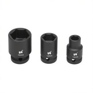 Jeu de clés à douille à chocs Fervi, 3 pièces, 10, 12, 14 mm, pour réparation automobile - Product Image 2