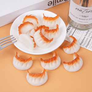 4cm realistic dumpling model, dumpling keychain, mini dumpling/steamed dumpling toy. - Product Image 1