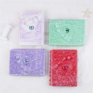 สมุดโน้ตเรซิ่นคริสตัล A5 ลายนูน 3 มิติ ลายตาแมคคารอน มังกร สมุดโน้ตตาปีศาจ สำหรับเป็นของขวัญ ขายดี - Product Image 3