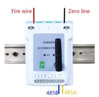 Moniteur de compteur d'énergie électrique à distance monophasé avec module 4G sans fil et terminal de surveillance triphasé de communication RS485