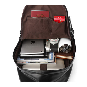 <span class=keywords><strong>Sac</strong></span> <span class=keywords><strong>à</strong></span> <span class=keywords><strong>Dos</strong></span> <span class=keywords><strong>Homme</strong></span> en Cuir PU Imperméable pour <span class=keywords><strong>Ordinateur</strong></span> Portable - <span class=keywords><strong>Sac</strong></span> d'École - Product Image 5