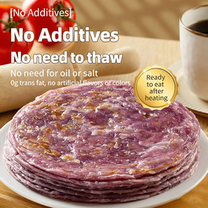 Paratha croustillant torsadé surgelé <span class=keywords><strong>halal</strong></span> certifié à la patate douce violette pour enfants - Product Image 6