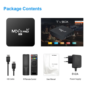 جهاز تلفزيون ذكي MXQ Pro أندرويد 13 4K HD 3D فيديو مسرح منزلي G & 265G دعم 5G h.<span class=keywords><strong>tv</strong></span> مجموعة جهاز تلفزيون - Product Image 3