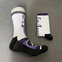 Chaussettes de basketball 2025 en coton de haute qualité, rembourrées, antibactériennes, absorbant la transpiration, pour le sport