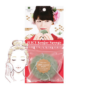 Esponja Facial Japonesa Konjac 100% Natural Comestible, Esponjas y Exfoliantes Ecológicos y Saludables para Limpiar la Cara y el Cuerpo - Product Image 1