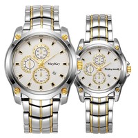 Nouvelle montre à quartz unisexe en alliage avec bracelet en silicone, cadran classique de 50 mm à trois aiguilles, pour affaires, vente en gros, fabricant