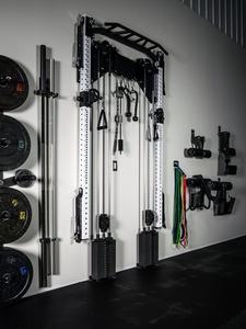 Soporte de Sentadillas Plegable Multifuncional de Acero Inoxidable para Montar en la Pared, para Uso Comercial y Doméstico, <span class=keywords><strong>con</strong></span> Soporte para Pesas, 2025 - Product Image 3