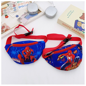Toptan çocuk Crossbody çanta karikatür kahraman çanta Boy kids 'rahat dikiş tasarım büstü çanta hafif moda göğüs çantası - Product Image 2