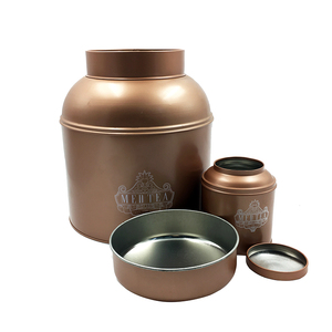 Trà Thiếc Jar Tùy Chỉnh In Rỗng Kim Loại Siêu Lớn Trung Quốc Có Thể Nồi Hình Thức Trung Quốc Tinplate Sản Phẩm Thân Thiện Với Môi Trường CN;GUA XIHONG - Product Image 1