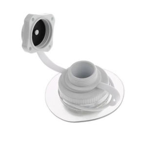 Valve de planche à voile de surf noir et blanc de haute qualité, valve d'air universelle Boston, valve d'air avec patch TPU/PVC - Product Image 1