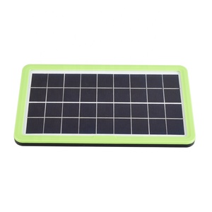 Hệ Thống Sunpanel Di Động Hiệu Suất Cao 168*140*17 Mm 12 Ô Kích Thước Nhỏ 2W 6V Tấm Năng Lượng Mặt Trời Cho Bộ Sạc Di Động - Product Image 1