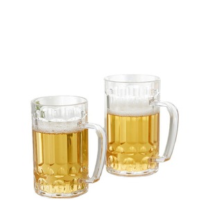 <b>Beer</b> Mug 401-500ml With Handle Transparent Glass For Home Bar Party Use - Product Image 5
