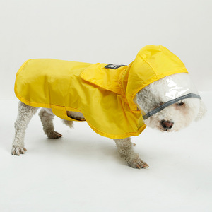 Custom Waterproof <strong>Nylon</strong> Pet Fashion <strong>Raincoat</strong> Lightweight High-Visibility for Walking Dogs Rainy Weather for French Bulldogs - Product Image 4