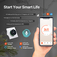 Termostato de habitación inteligente Tuya Wifi, bobina de ventilador programable de 2/4 tubos para sistemas HVAC, termostato programable para hogar inteligente