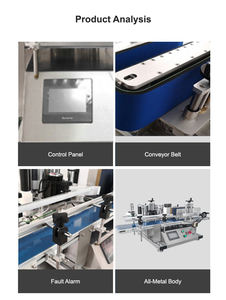 Máquina Etiquetadora Automática para Botellas Redondas, para Agua, Aceite, Jugo, Cosméticos, Bebidas, Botellas de Vidrio, Frascos de Plástico y Latas - Product Image 4