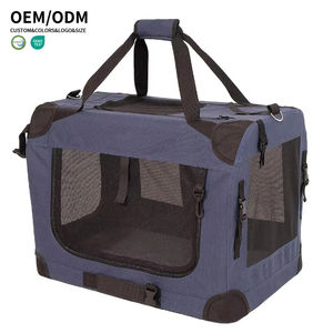 Oxford seyahat <span class=keywords><strong>Pet</strong></span> yumuşak sandık açık araba evcil hayvan çantası katlanır köpek kutusu güvenli arka evcil hayvan kafesi büyük uzay - Product Image 1