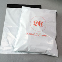 Enveloppe d'expédition en polyéthylène personnalisée, imperméable, recyclable, à forte adhérence, pour vêtements, avec logo imprimé, vente en gros